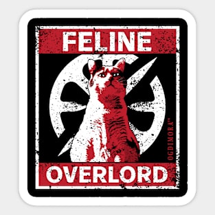 Feline Overlord Sticker